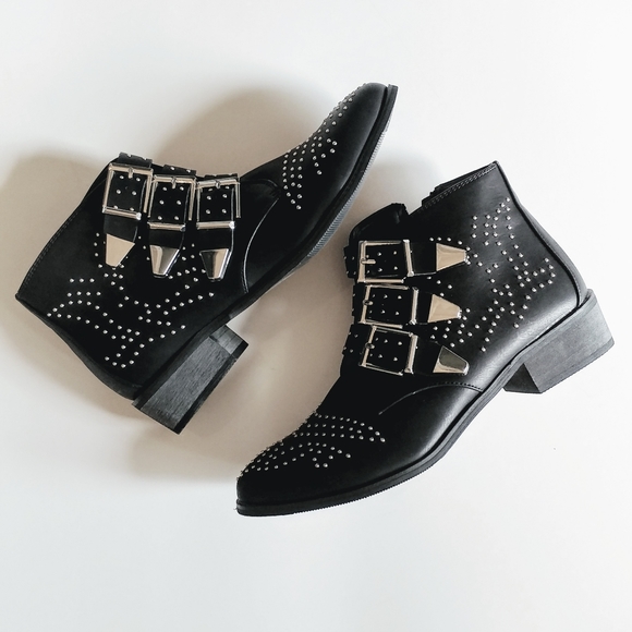 Missguided Shoes - Never Worn - Missguided Studded Ankle Bootie - S 8